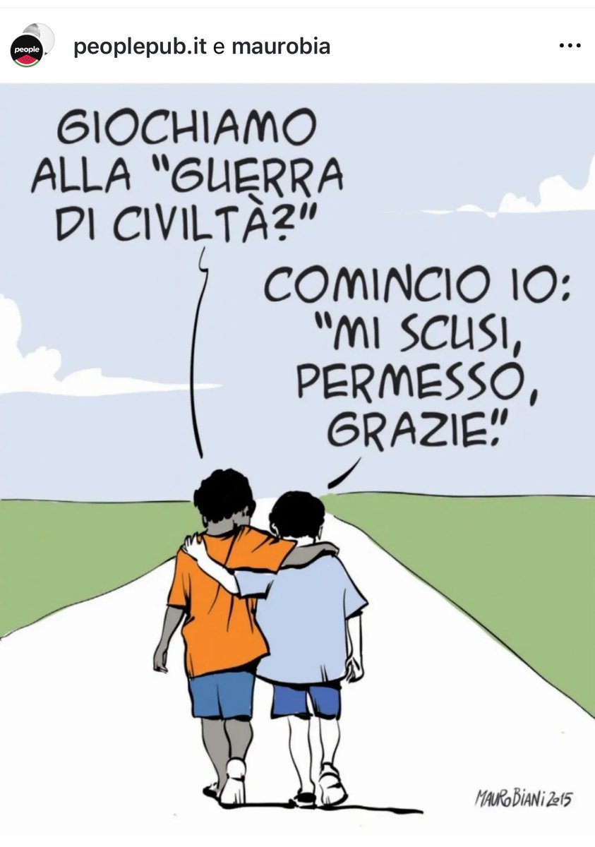 La vignetta è del 2015, inserita ne “Il tango di Francesco". 
Il libro è in ristampa in un’edizione con le didascalie, vignetta per vignetta. 
Puoi acquistarlo su peoplepub.it/pagina-prodott…