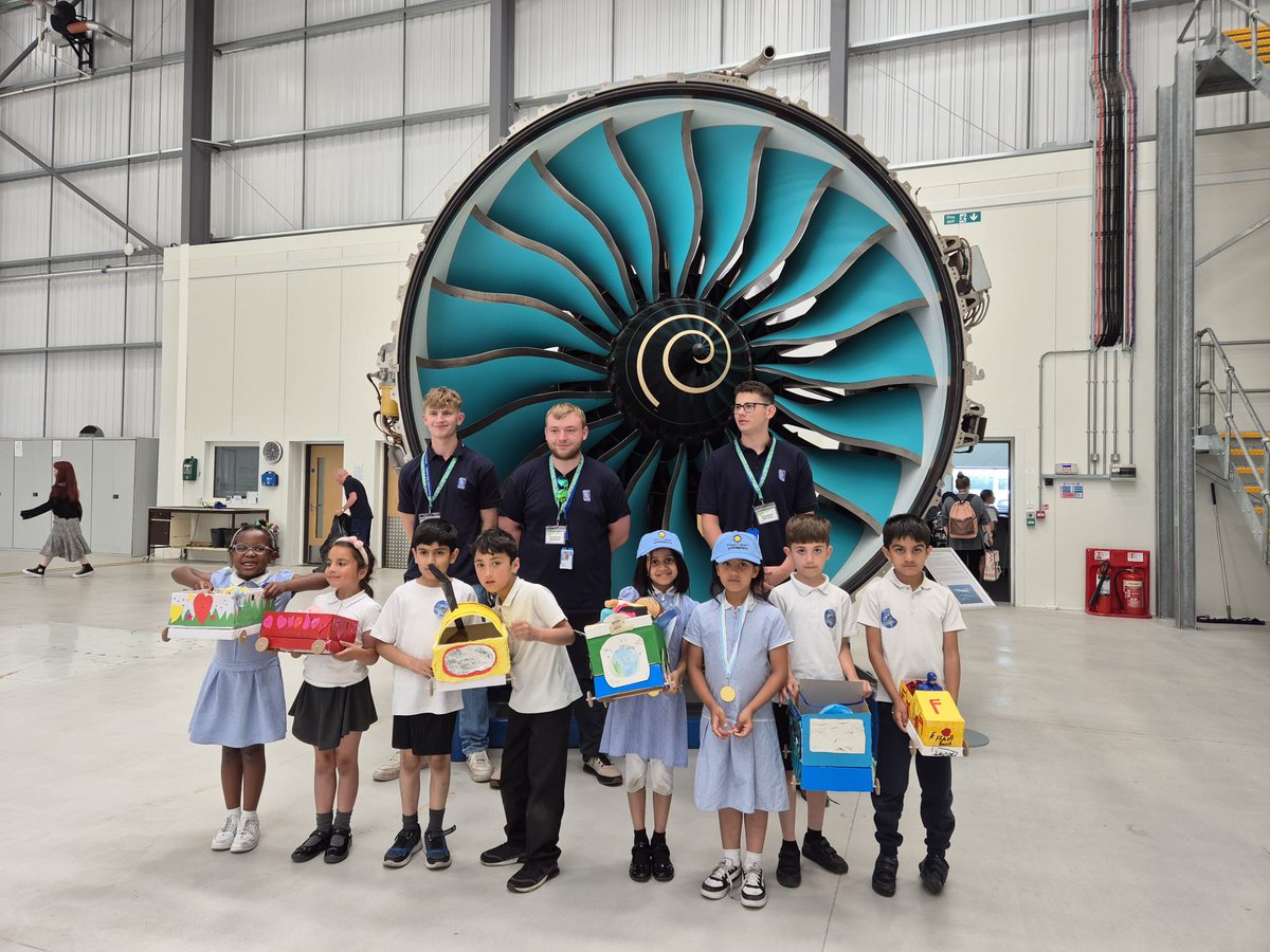 We had a FAN-tastic time at Rolls-Royce on Thursday for our Primary Engineer Vehicle Programme celebration event! 

A full cohort of schools: check ✔️ 
Lots of super excited pupils in attendance: check ✔️ 
18 fantastic Rolls-Royce engineers: check ✔️