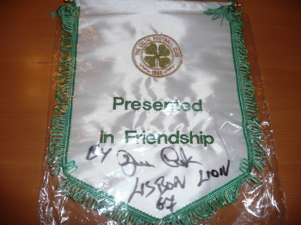 NCCeltic's tweet image. John Clark was a Celtic giant; but he carried himself as a humble, ordinary fan.
In 2009, the Green Brigade paid a small tribute to John Clark.
To their surprise and honour, the great man invited them to Celtic Park to personally thank them.
Rest in peace, John.