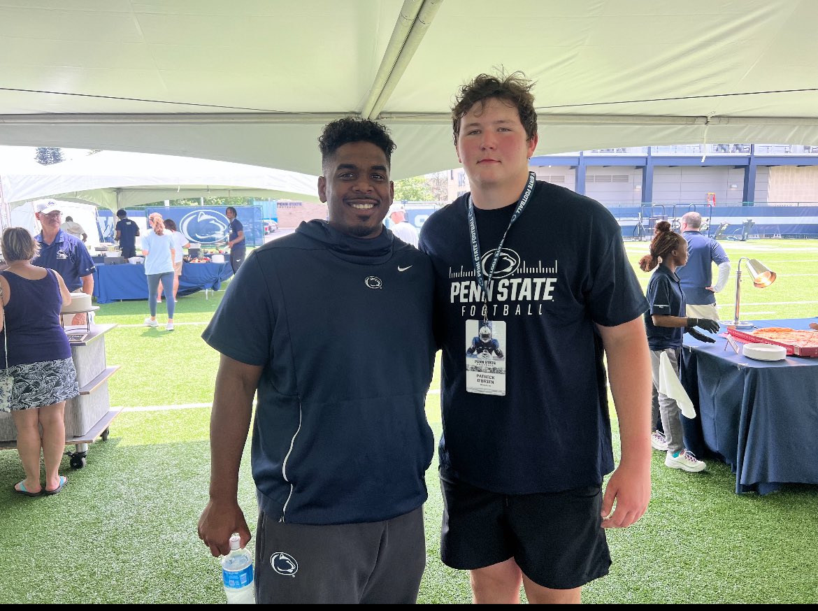 patrickobr_'s tweet image. Had a great time in Happy Valley this weekend! Competed in the Whiteout camp and then had a fun time at the Lasch Bash!! Thank you @CoachTrautFB @chrismahon_ @AeneasHawkins @coachjfranklin