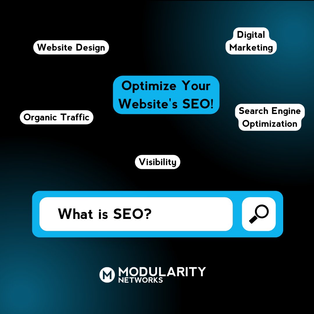ModularityNet's tweet image. Transform your online presence with Modularity Networks! 🚀 Whether it’s website design, digital marketing, or SEO optimization, we've got you covered. Let’s boost your visibility and drive organic traffic to your site. What’s your top SEO question? Drop it in the comments! 🌟