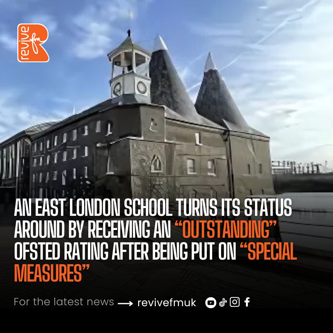 Harris Science Academy East London was rated "Outstanding" in four out of five areas!
Congratulations to the Academy!
Share your thoughts.

#revivefmuk #ofsted #harrisscienceacademy #eastlondon #newhamschool #educationsystem