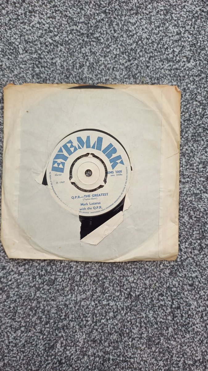 Look what I just found in the loft. ⬜🟦⬜ #qpr