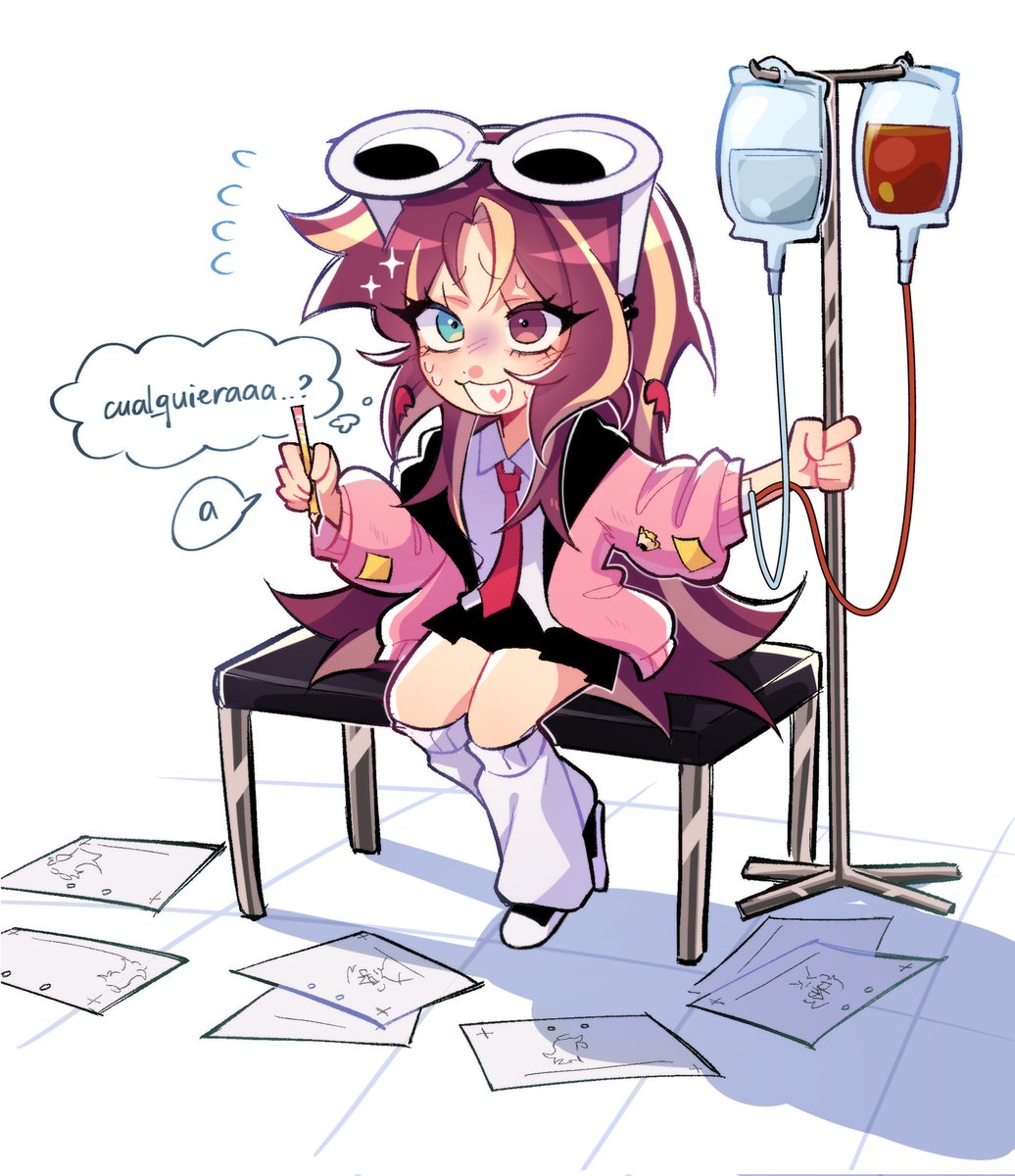 HOLAAA VOLVIIII se me extendió el hiatus de laburo pq me desmayé y vomité sangre... 😟😟😟 me internaron pero bueno YA ESTOY!!!! 💥💥💥

y tengo animaciones para mostrarles :33