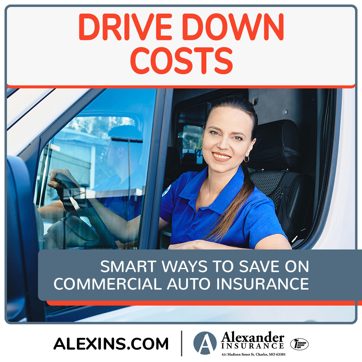alexins63301's tweet image. Are your commercial auto insurance premiums up in 2025? You're not alone! At #AlexanderInsurance, we share 10 smart ways for Missouri businesses to cut costs. Protect your vehicles and budget this year! #CommercialAutoInsurance

Read More 📲 bit.ly/44qU1M2