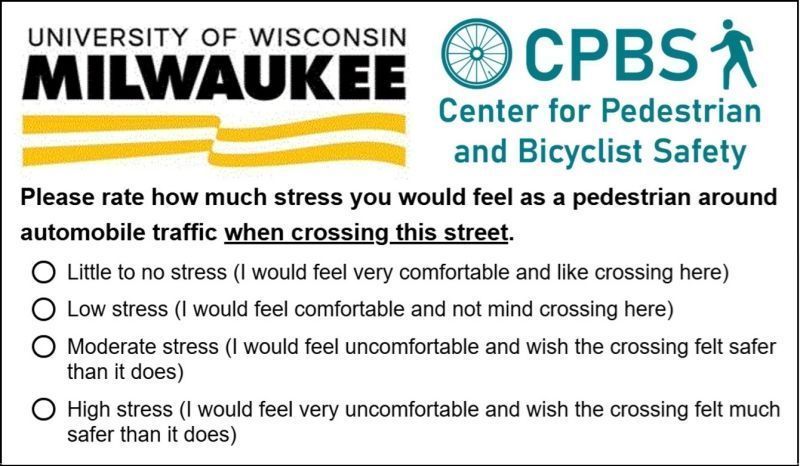 ‼️ 📝 The Center for Pedestrian and Bicyclist Safety needs your help!

Help them measure pedestrian-level traffic stress by taking a 10 min. survey here ➡️  buff.ly/TslRdYJ

Deadline is June 25!