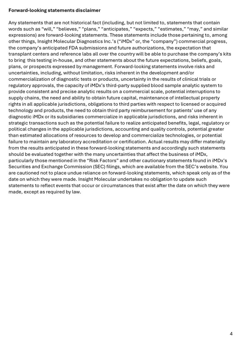 AndreaSJames's tweet image. Our mission is to democratize access to molecular diagnostic testing to improve patient outcomes. iMDx aims to lead by doing what sets technology companies apart: developing proprietary algorithms that drive scalable value.

Read more in CEO Josh Riggs’s inaugural annual letter…