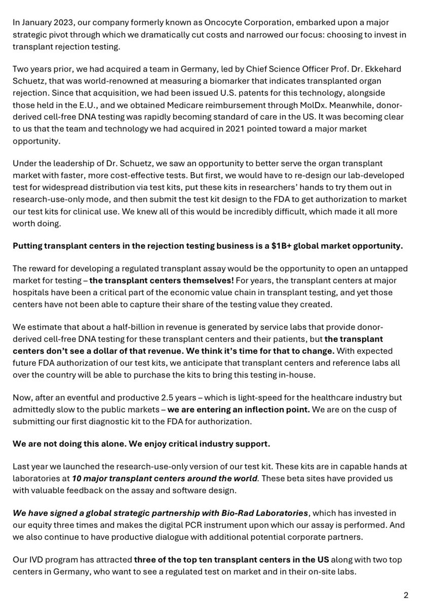 AndreaSJames's tweet image. Our mission is to democratize access to molecular diagnostic testing to improve patient outcomes. iMDx aims to lead by doing what sets technology companies apart: developing proprietary algorithms that drive scalable value.

Read more in CEO Josh Riggs’s inaugural annual letter…