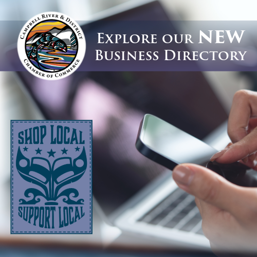 📣 New Business Directory Alert!

Easily find local businesses in Campbell River &amp; beyond. Search by name, category, or region.

Start your search: campbellriverchamber.ca/directory/ 
#ShopLocal #SupportLocal #CampbellRiver #BusinessDirectory