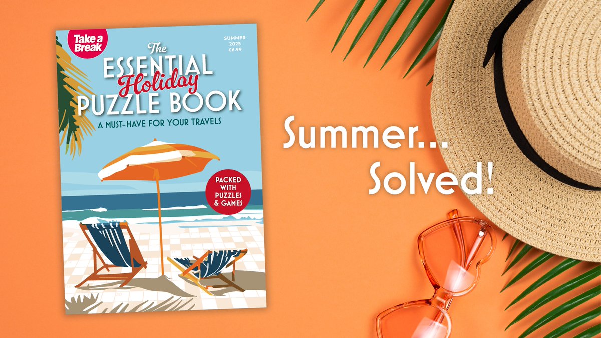 Ready for take-off? ✈️

Say hello to your perfect travel buddy - 🧩The Essential Holiday Puzzle Book 2025! 🧩

It’s packed with crosswords, wordsearches, brain teasers and more to keep the good vibes going all summer long. ☀️🧠

Grab yours now: bit.ly/4n7M8lX