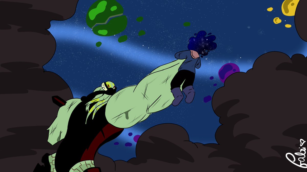 Gabriel80065150's tweet image. Fun facts about CosmoWink (4/??)
I have already met a world conqueror, it was a fight that lasted days... and I had my first defeat...
#art #lore #originalcharacter #oc #Ben10