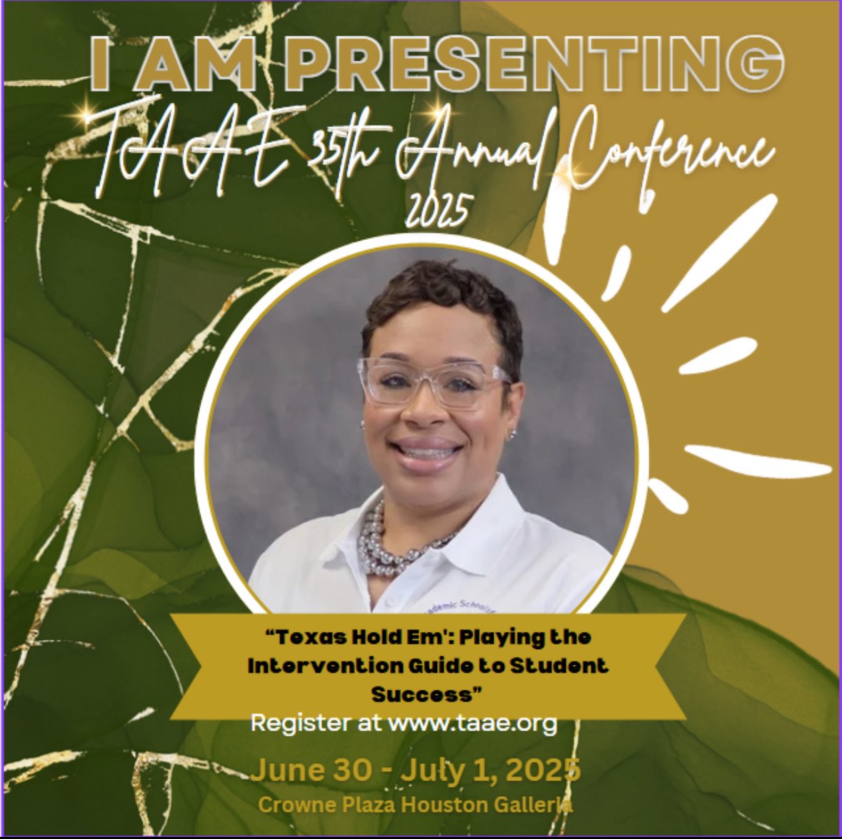 Excited to present at <a href="/TAAE8/">TAAE</a> on how targeted interventions are driving student success at our AEA campus. Can’t wait to share and learn! #TAAE2025 #EducationThatTransforms