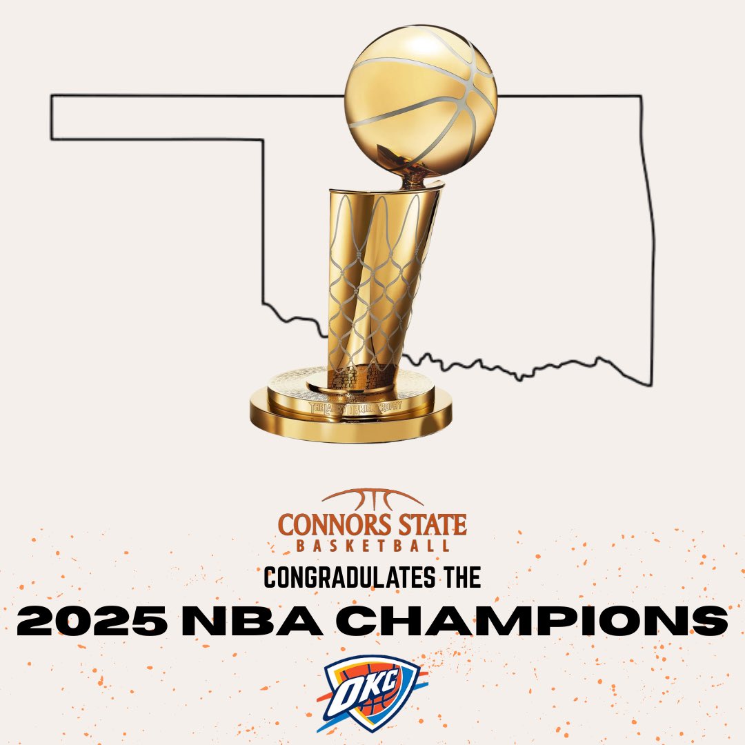NBA CHAMPS 🏆 OKC

Congratulations, <a href="/okcthunder/">OKC THUNDER</a>!

#GoCowboys | #ThunderUp