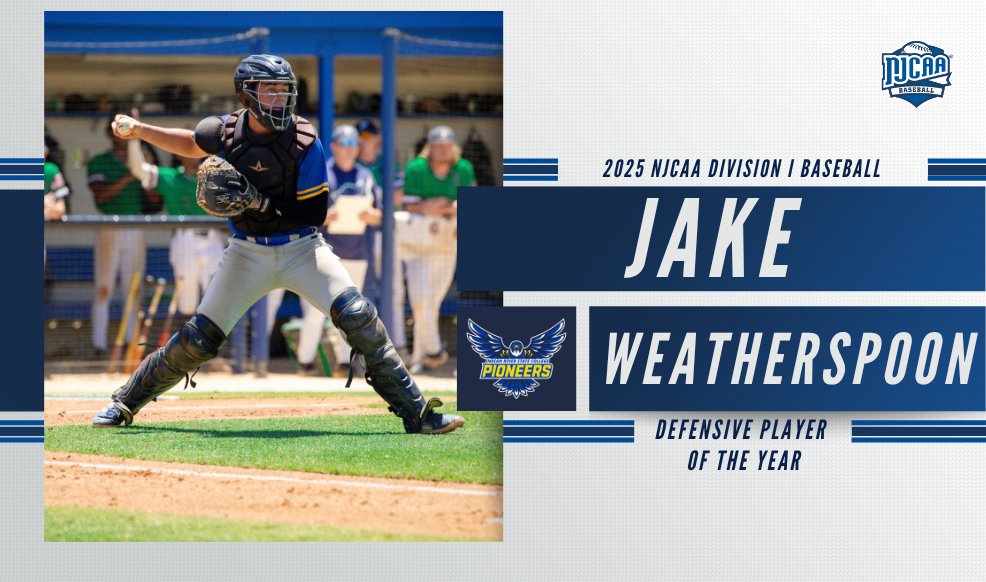 NJCAA Baseball (@njcaabaseball) on Twitter photo 🙅♂️ Expert behind the dish
Jake Weatherspoon of <a href="/IRSCTheRiver/">Indian River State College</a> has been named the 2025 #NJCAABaseball DI Defensive Player of the Year.
Full Release ⤵️
njcaa.org/sports/bsb/202… 🙅♂️ Expert behind the dish
Jake Weatherspoon of <a href="/IRSCTheRiver/">Indian River State College</a> has been named the 2025 #NJCAABaseball DI Defensive Player of the Year.
Full Release ⤵️
njcaa.org/sports/bsb/202…
