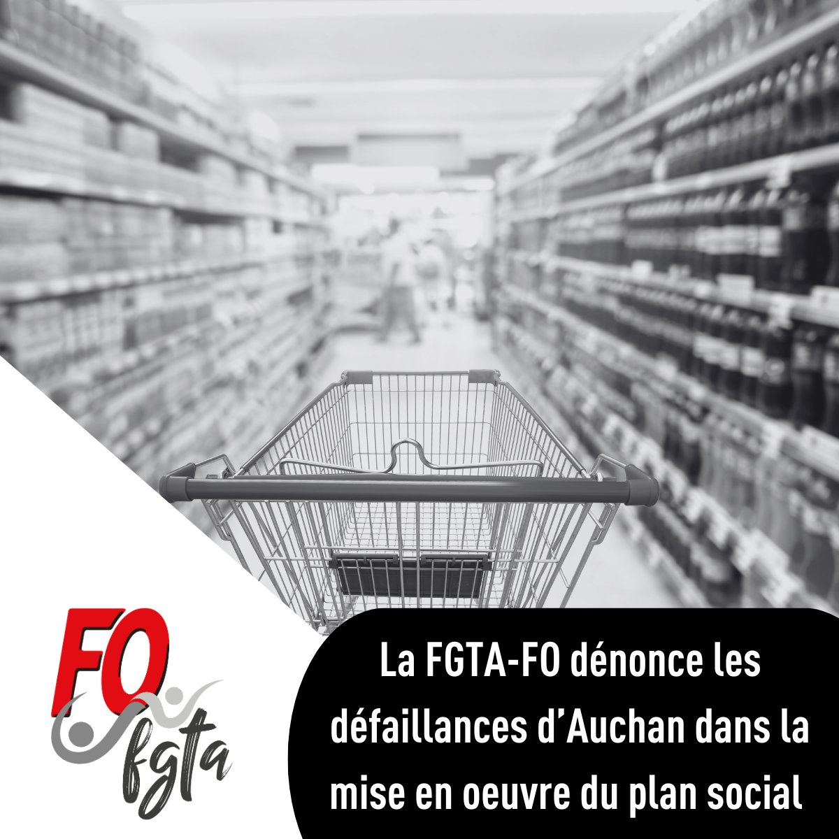 La FGTA-FO dénonce les défaillances d’Auchan dans la mise en œuvre du plan social et exige des mesures immédiates pour protéger les salariés menacés

fgtafo.fr/2025/06/23/la-…

#auchan #leclerc #pse