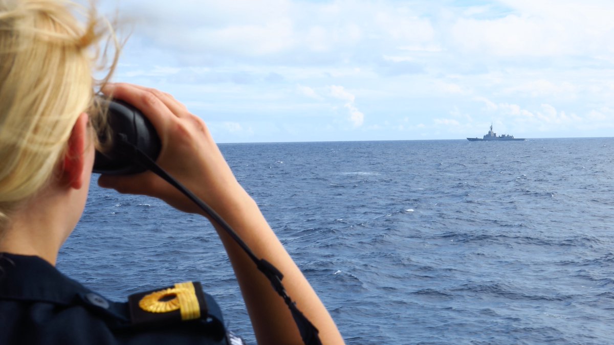 DefenceOps's tweet image. HMS SPEY and HMAS SYDNEY have just conducted Freedom of Navigation Activity around the Spratly Islands in the South China Sea, in accordance with UNCLOS.

@RoyalNavy @Australian_Navy