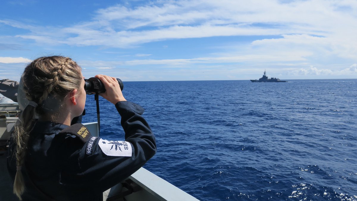 DefenceOps's tweet image. HMS SPEY and HMAS SYDNEY have just conducted Freedom of Navigation Activity around the Spratly Islands in the South China Sea, in accordance with UNCLOS.

@RoyalNavy @Australian_Navy