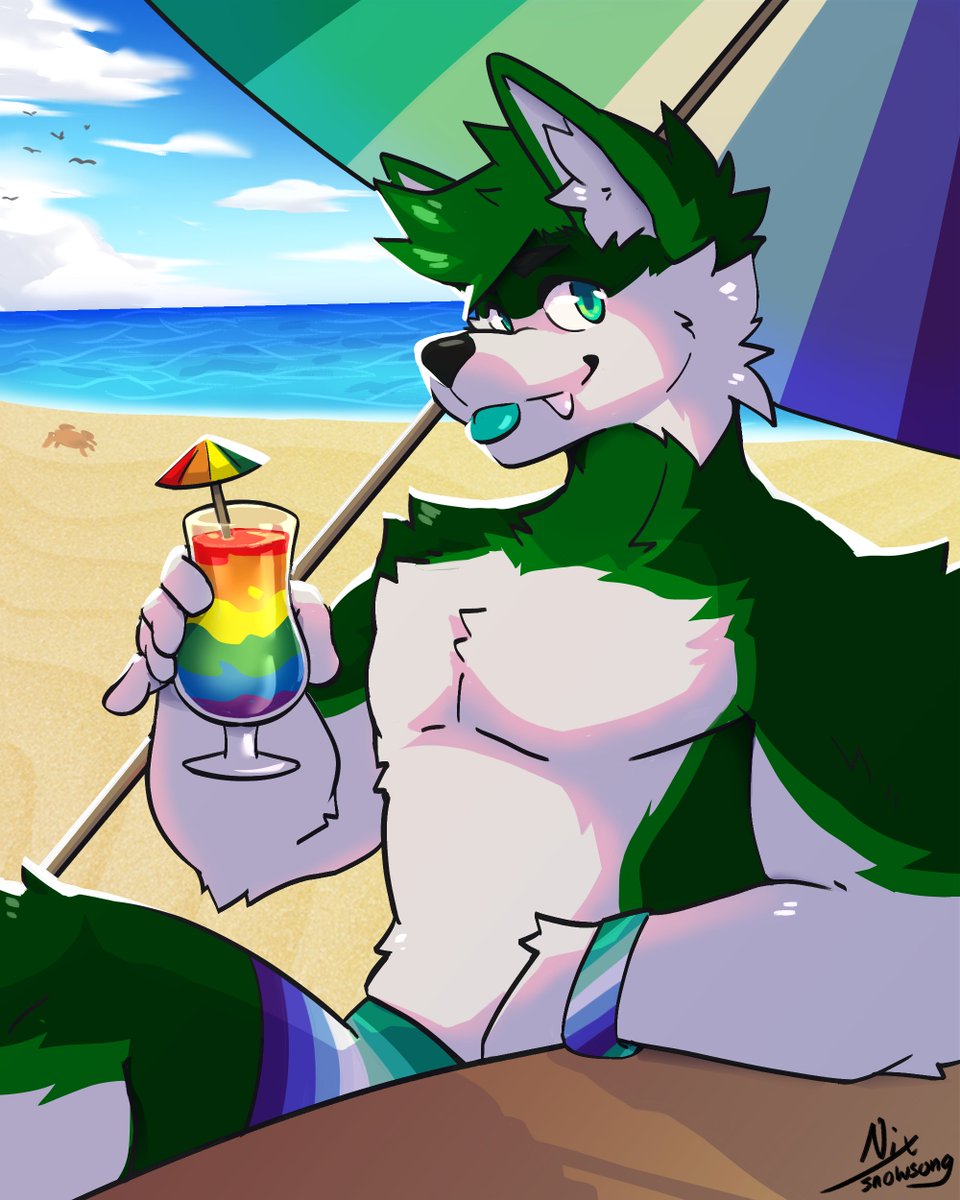 NixSnowsong's tweet image. 2025 Pride YCH for @Crypto_Ryezin