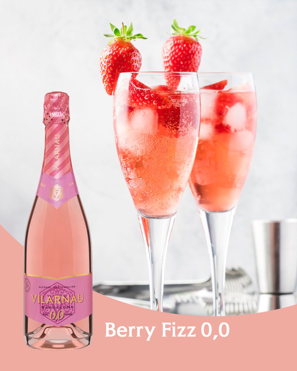 🍹 Tenemos 3 formas de decirle que sí al verano:
☀️ Bellini 0,0
🌴 Sangría tropical 0,0 
🍓 Berry Fizz 0,0

Todos cero alcohol, 100% planazo con Vilarnau.

#CavaVilarnau