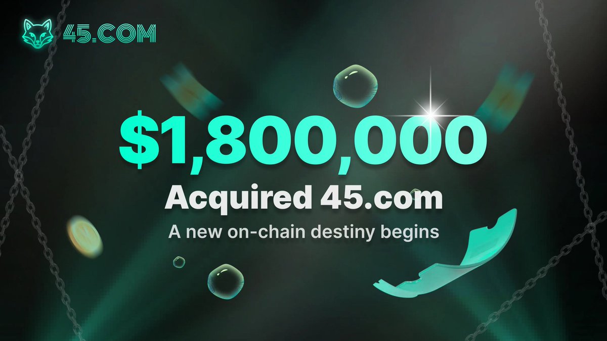 Wasn't taking these guys serious until i found out they bought the 45dotcom domain, not your regular degen domain fr 😂 

<a href="/Lucky45Protocol/">Lucky45</a> is launching a modular on-chain gaming protocol with high-stakes, a verifiable DAO-controlled games merged with a token + NFT combo.

With