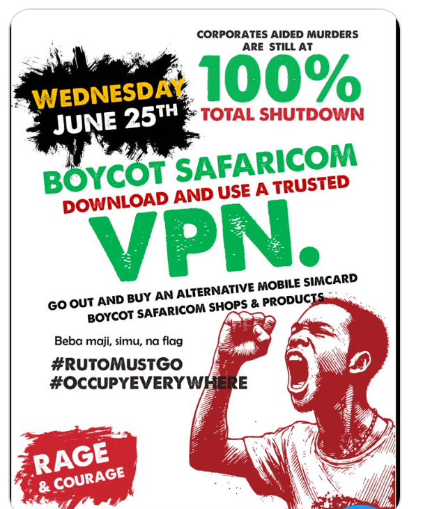 geoogwang6's tweet photo. FOR REVEALING WHERE WE ARE Dear safaricom blood is in your HAND TOO 

#June25th 
#Gen Z
#Wenesday is Wednesday 
#Eliud Lagat
#The People SHALL
#Moses Kuria
#Mwaura
#Albert Ojwang
#OccupyStatehouse2025 
#SiriNiNumbers https://t.co/Q9fpbFPMBE