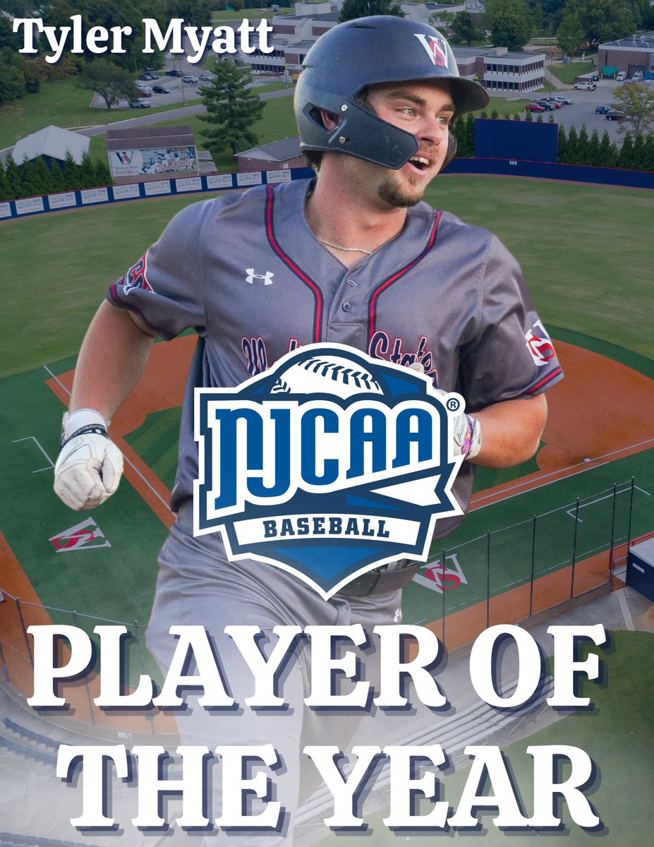 WaltersStSports's tweet image. Never a doubt.
Congratulations to @WSCCbaseball’s Tyler Myatt on being named the @NJCAABaseball DI Player of the Year!!