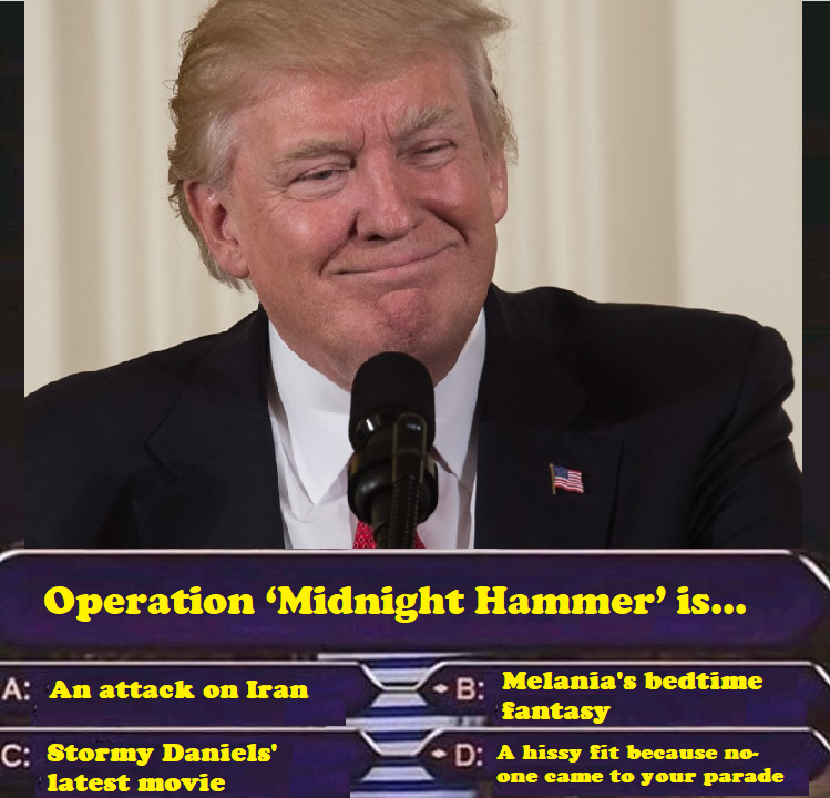 #OperationMidnightHammer, huh?