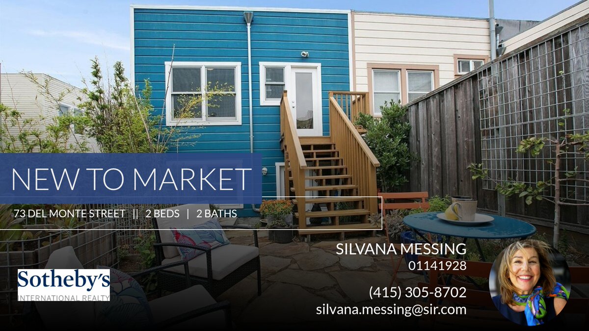silvanamessing's tweet image. Outer Mission Jewel with an Organic Garden

Silvana Messing, Realtor Assoc  / Lic#01141928
Sotheby's International Realty / San Francisco
direct: 415-305-8702 homeforsale.at/73_DEL_MONTE_S…