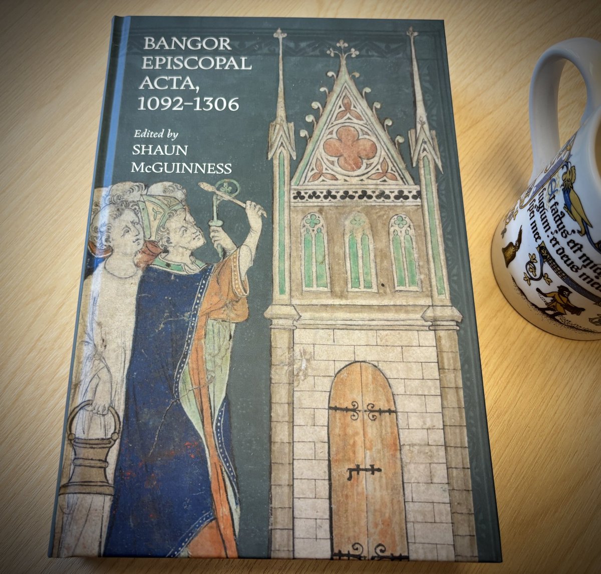 The Canterbury and York Society series ‘playlist’ is 🔥. This one is a real Bangor. 

Great to see a Welsh diocese and episcopal acta in the series.