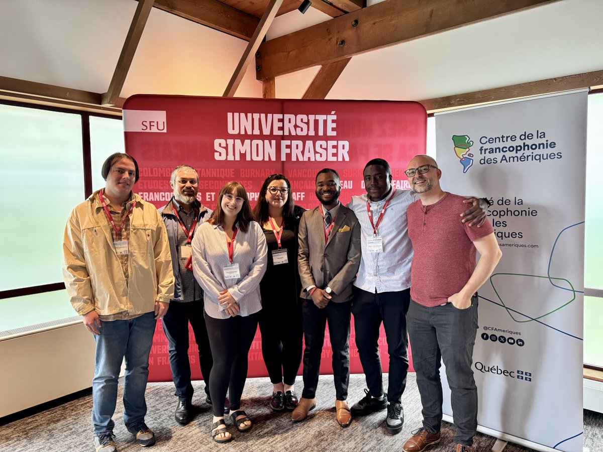 Mon Assemblée (@monassemblee) on Twitter photo Notre Directrice des politiques et relations gouvernementales, Sonia Behilil, a participé à l’Université d’été du <a href="/CFAmeriques/">CFAmériques</a> à <a href="/SFU/">Simon Fraser University</a>, où elle a proposé des améliorations à la politique des services en français en Colombie-Britannique ! 💪
#ONfr #CANfr
<a href="/BAFF_SFU/">BAFF I OFFA</a> <a href="/FedeFrancoCB/">La Fédération des francophones de la C.-B.</a> Notre Directrice des politiques et relations gouvernementales, Sonia Behilil, a participé à l’Université d’été du <a href="/CFAmeriques/">CFAmériques</a> à <a href="/SFU/">Simon Fraser University</a>, où elle a proposé des améliorations à la politique des services en français en Colombie-Britannique ! 💪
#ONfr #CANfr
<a href="/BAFF_SFU/">BAFF I OFFA</a> <a href="/FedeFrancoCB/">La Fédération des francophones de la C.-B.</a>