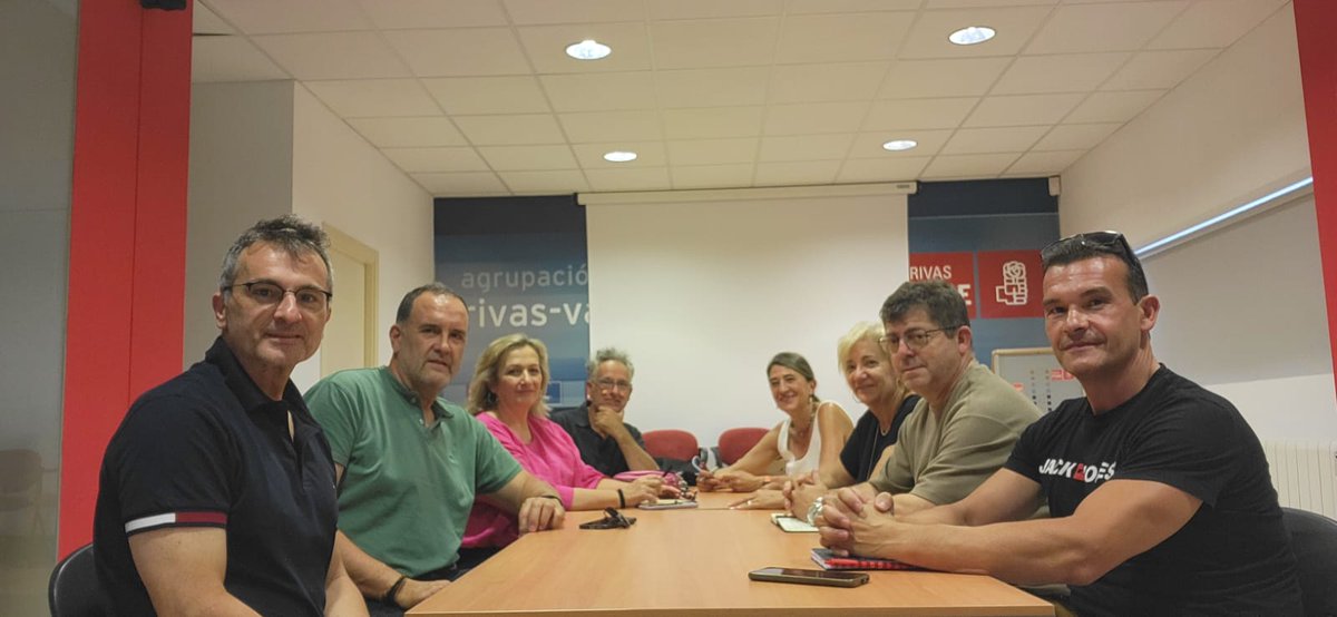 Alberto Cabeza Saco (@albertocabeza_) on Twitter photo Reunión de trabajo con el sindicato hermano UGT del Sureste.
<a href="/psoerivas/">PSOE Rivas-Vaciamadrid</a>
#ugtmadrid
<a href="/UGTMadrid/">UGT Madrid</a> Reunión de trabajo con el sindicato hermano UGT del Sureste.
<a href="/psoerivas/">PSOE Rivas-Vaciamadrid</a>
#ugtmadrid
<a href="/UGTMadrid/">UGT Madrid</a>