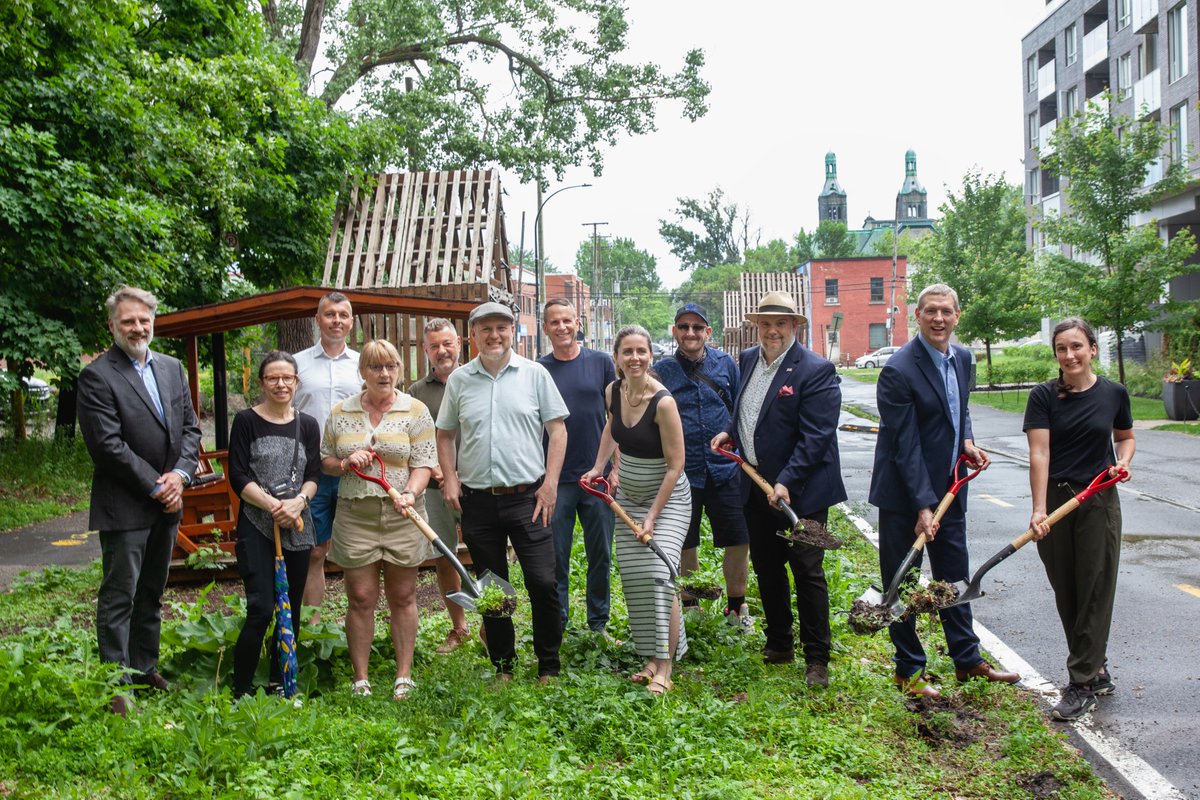 [Island] La placette Island sera réaménagée au nord de la rue Saint-Patrick, dans le quartier Pointe-Saint-Charles. Ces travaux constituent un investissement s'élevant à 1 M$. En savoir plus : montreal.ca/lieux/rue-isla…