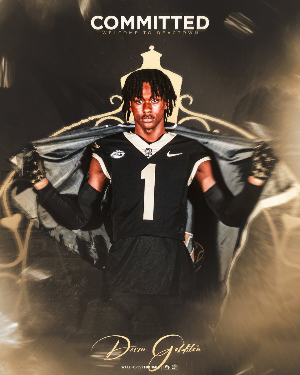 Devin Goldston (@devingoldston88) on Twitter photo I am committed to Wake Forest University. Go Deacs!! ๐ค๐<a href="/CoachDickert/">Jake Dickert</a> <a href="/CoachEdwardsWR/">Nick Edwards</a> <a href="/FBRecruitLRHS/">Leesville Rd High School Football Recruiting</a> #home I am committed to Wake Forest University. Go Deacs!! ๐ค๐<a href="/CoachDickert/">Jake Dickert</a> <a href="/CoachEdwardsWR/">Nick Edwards</a> <a href="/FBRecruitLRHS/">Leesville Rd High School Football Recruiting</a> #home