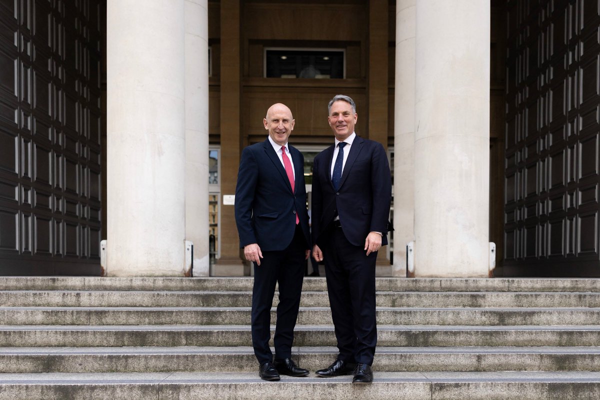 RichardMarlesMP's tweet image. It was a pleasure to see my good friend @JohnHealey_MP in London as part of my visit to the UK.
We are continuing to deepen and modernise our close bilateral defence relationship.