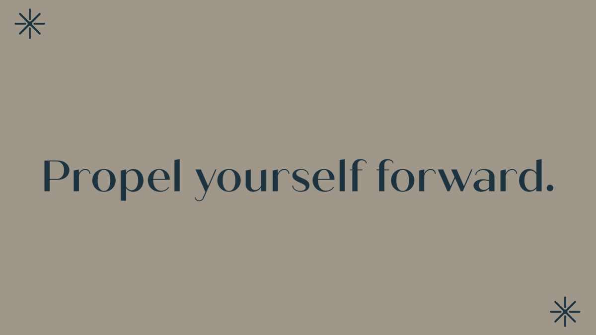 TandLBaker's tweet photo. You don't have to have it all figured out to move forward. 👊 https://t.co/QXoNsM3QqI