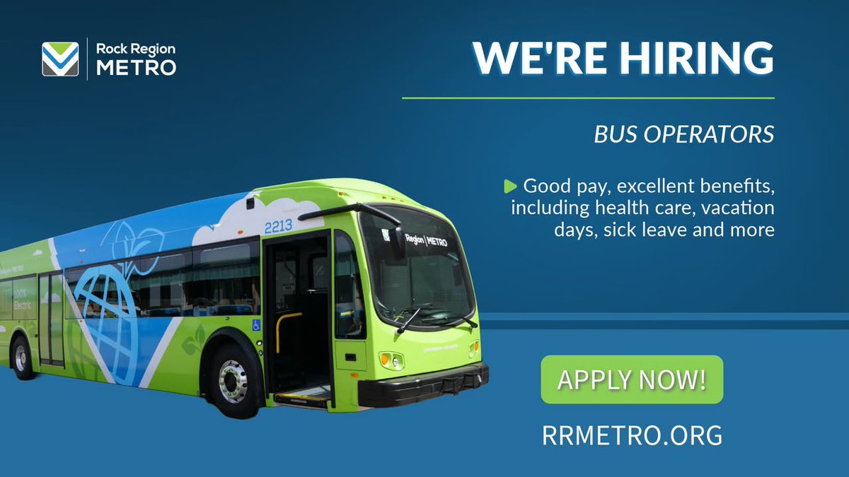 We're hiring fixed route bus operators! Apply today: rrmetro.org/about/learn-mo…