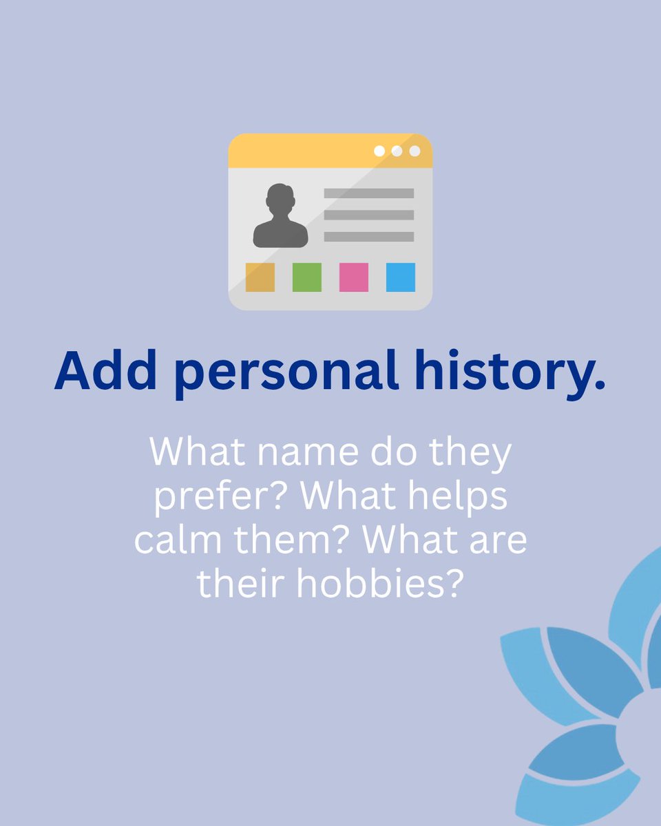Rotating home care workers can be stressful for everyone.

You can ease transitions by preparing a short, accessible care plan that shares their preferences, daily habits, and personality.

Print it, post it, and keep it simple. Even small notes can make a big difference.