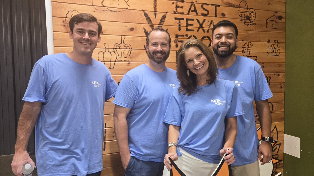 Thanks to staff from <a href="/KETK/">KETK NEWS</a> for volunteering with us last week as part of Nexstar Media Group's "Founder's Day". We appreciate your time and partnership to fighting hunger in East Texas.