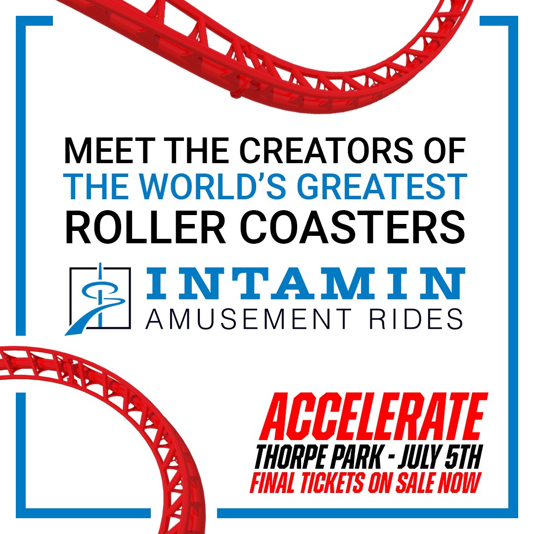 There's not long left to book tickets for our next event, Accelerate at <a href="/THORPEPARK/">Thorpe Park Official</a>! Alongside a special presentation and Q&amp;A from Intamin Amusement Rides, the event will also feature ERT on Stealth, an after party until late &amp; two Fastrack tickets!

🎟️ attractionsource.com/events/acceler…