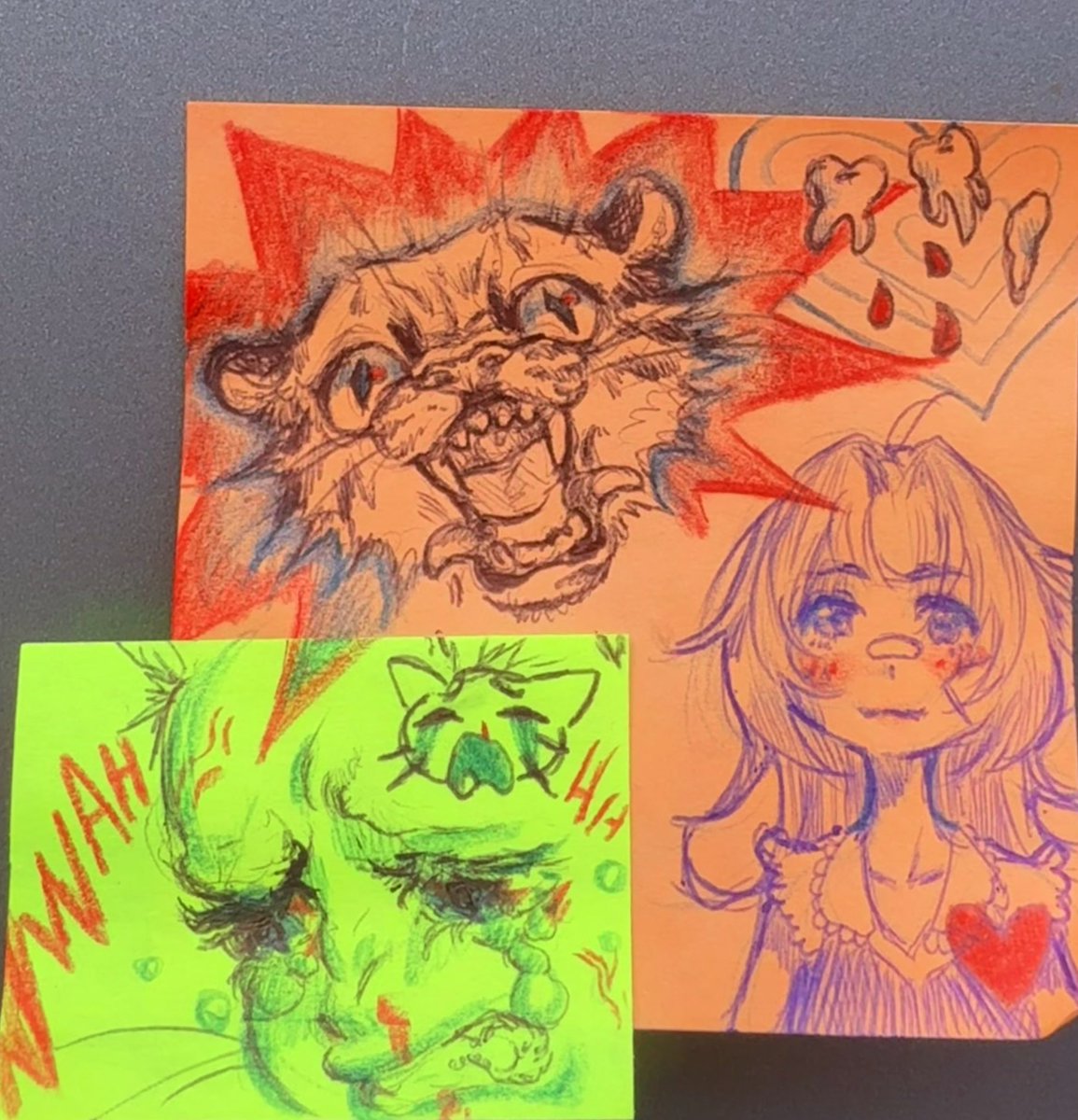 Scribbles during my internship