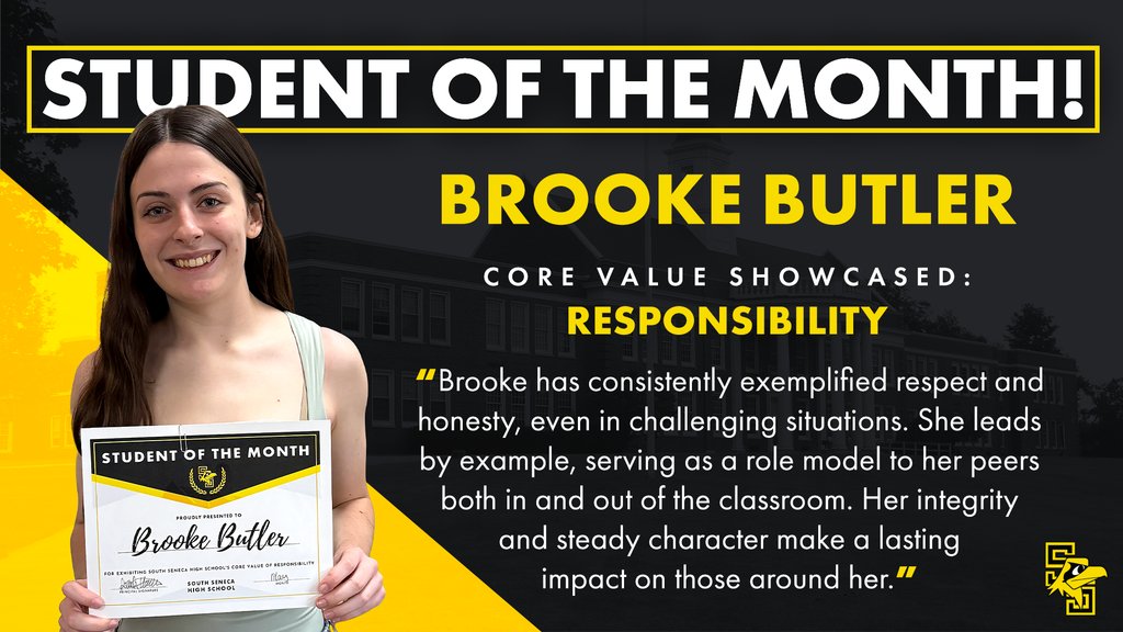 Our latest edition of High School Staff &amp; Student of the Month! #foreverfalcons