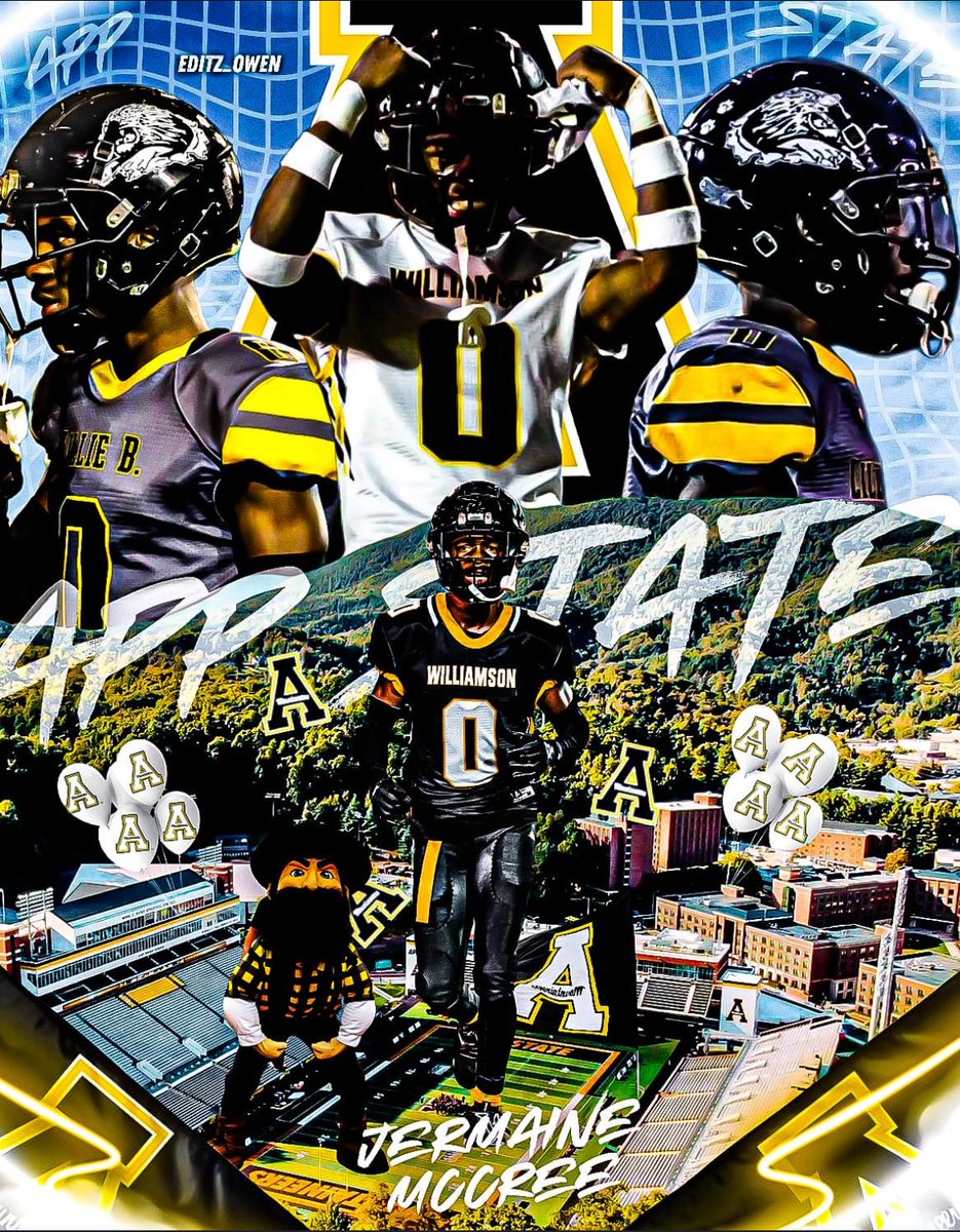 AppStateNews (@westonscambler) on Twitter photo BANG! 2026 DB Jermaine “Showtime” McCree (<a href="/JermaineMccree6/">Jermaine (SHOWTIME⭐️)Mccree</a>) out of Williamson High School (AL) has officially committed to App State! BANG! 2026 DB Jermaine “Showtime” McCree (<a href="/JermaineMccree6/">Jermaine (SHOWTIME⭐️)Mccree</a>) out of Williamson High School (AL) has officially committed to App State!