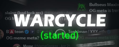 leveravdetgoy's tweet image. #warcycle 
CA: HdyLtbP129HryxmxEjpaAeuXMqhrSLcJG4i4TJMnpump