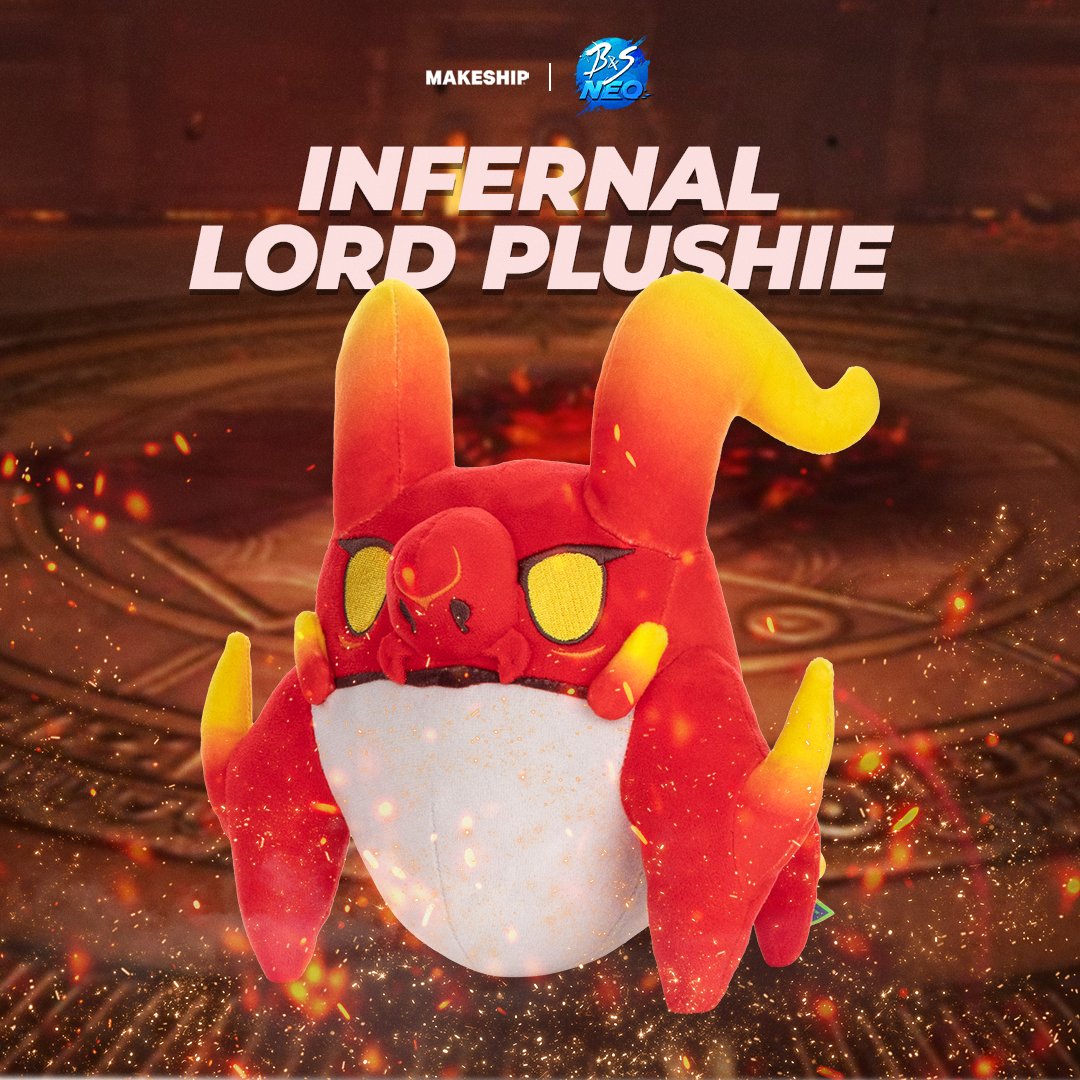 From dungeon boss to cuddle boss. 😍 The Infernal Lord plushie is HERE!🔥Be one of the first to pre-order Blade &amp; Soul's iconic boss as a limited-edition plushie from <a href="/Makeship/">Makeship</a> in this brand-new campaign ➡️ makeship.com/products/infer… #bladeandsoul #makeship #bladeandsoulNEO