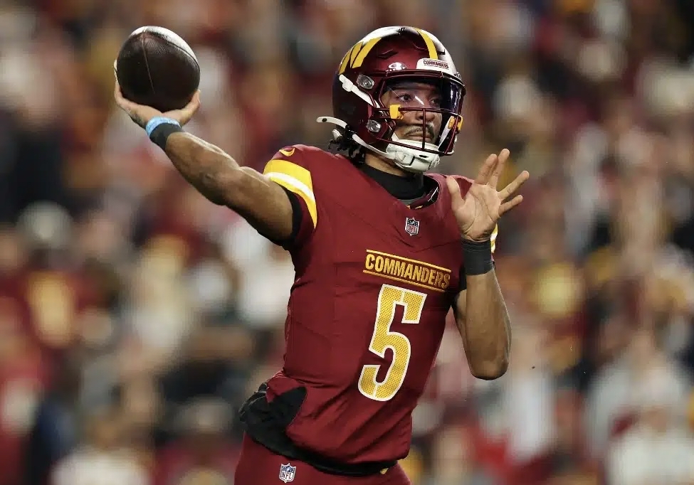 🏈 2025 NFL Futures: Commanders - Team Props

Daniels had the greatest rookie quarterback season in NFL history, and now all eyes will be on him for what he does as an encore.

See Odds: ow.ly/1yhB50Wf4iL

#sportsbetting #picks #props #NFL #NFLpicks