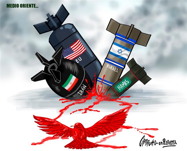 Medio Oriente... Por <a href="/CartonCamacho/">Daniel Camacho Cartones</a> en <a href="/Reforma/">REFORMA</a>