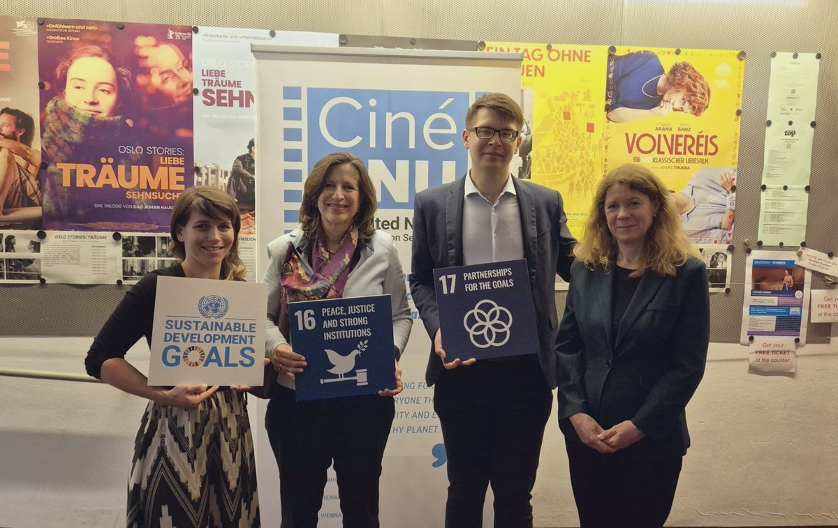 UN_Vienna's tweet image. Marking #WorldRefugeeDay, @CineONU #Vienna screened “Another Summer” in collaboration with UNHCR Austria @Refugees. 
 
A big thank you to our panelists @MelissaFleming, UNHCR Austria and a member of the film team and everyone who joined.