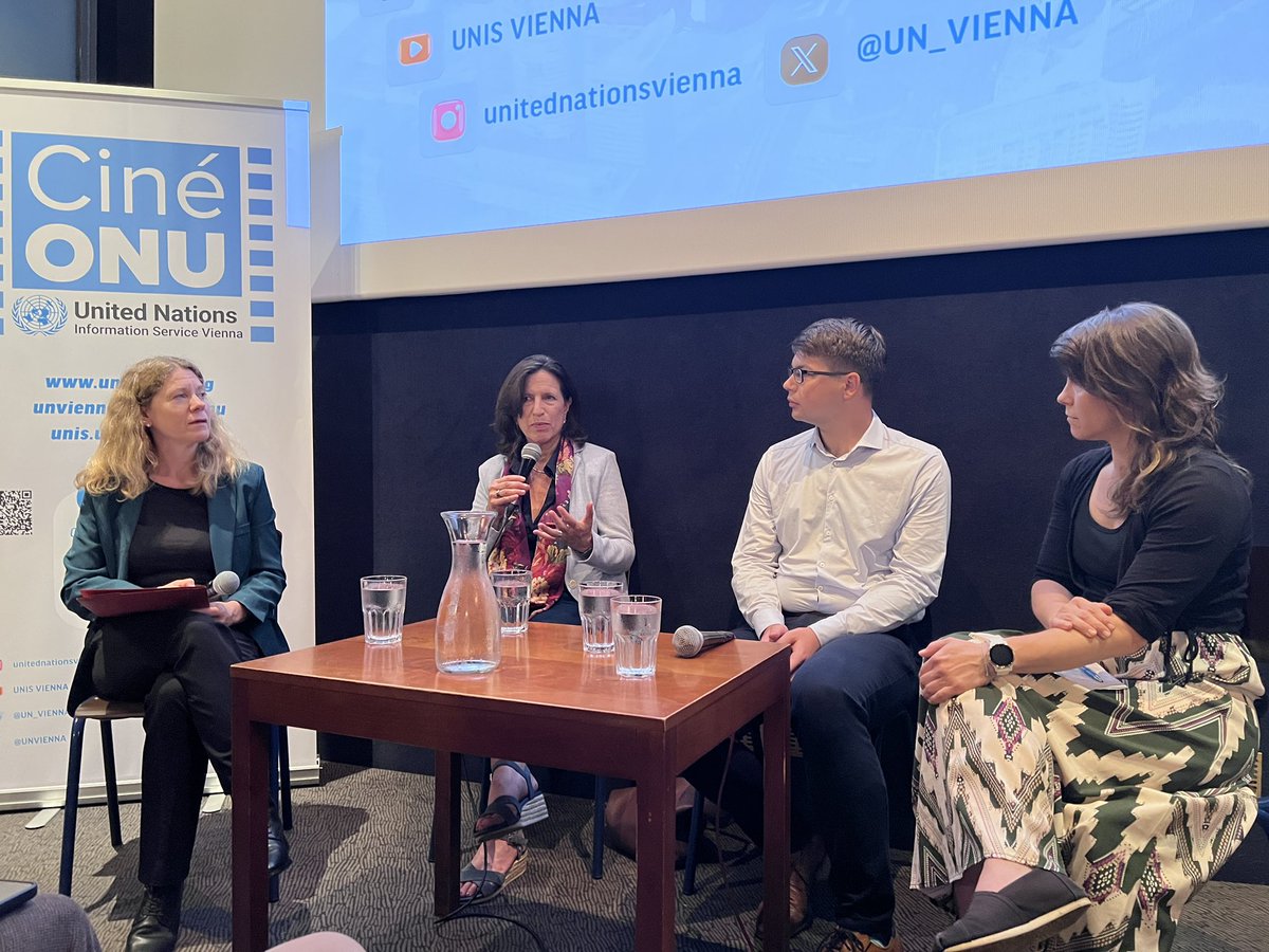 UN_Vienna's tweet image. Marking #WorldRefugeeDay, @CineONU #Vienna screened “Another Summer” in collaboration with UNHCR Austria @Refugees. 
 
A big thank you to our panelists @MelissaFleming, UNHCR Austria and a member of the film team and everyone who joined.