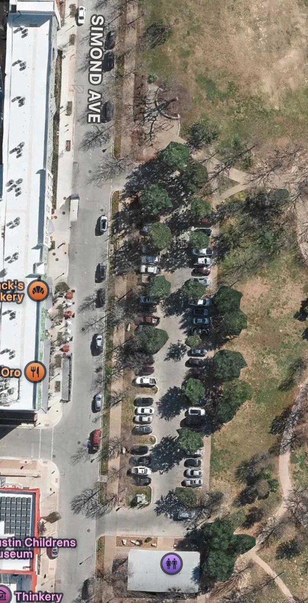 Greg Anderson (@walkableaustin) on Twitter photo “Free” parking in a popular urban park means cars camp for days, others idle waiting for spots, and it’s full nearly 100% of the time. Time to charge — or better yet, turn it into a park. <a href="/AustinCityParks/">Austin Parks & Rec</a> #MuellerLake “Free” parking in a popular urban park means cars camp for days, others idle waiting for spots, and it’s full nearly 100% of the time. Time to charge — or better yet, turn it into a park. <a href="/AustinCityParks/">Austin Parks & Rec</a> #MuellerLake