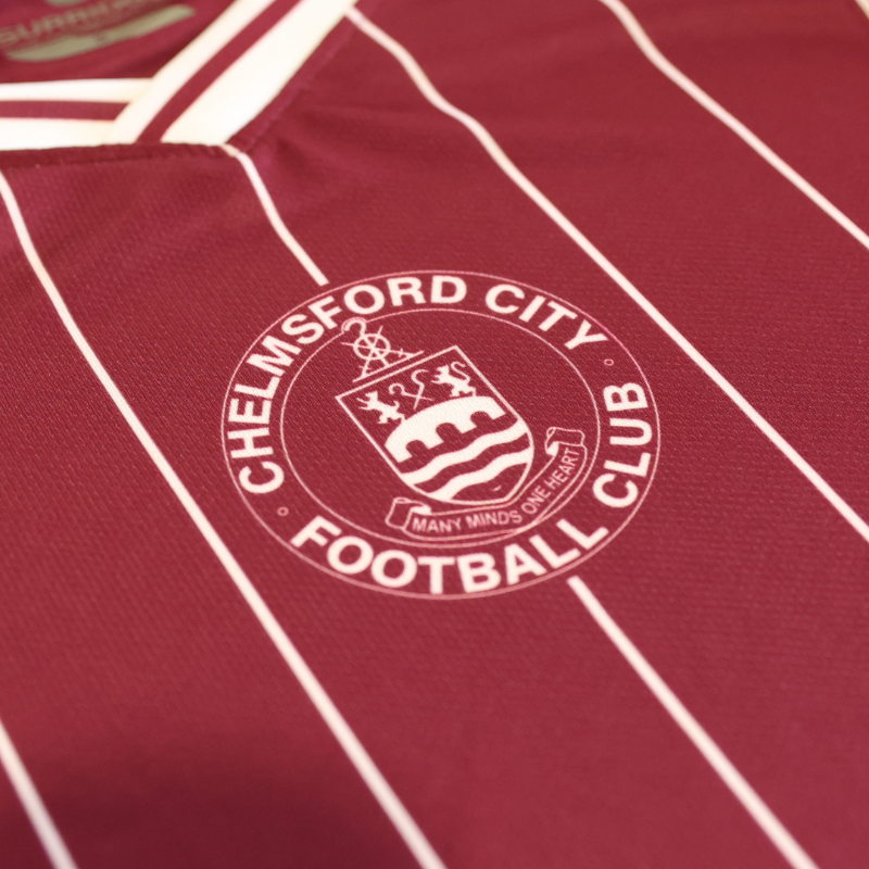 OfficialClarets's tweet photo. Your Club. Your City. Your Kit.

Introducing the 2025-26 Chelmsford City home kit, available to order now.

Ready for the new era.